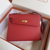 Replica Hermes Kelly En Desordre 20 Bag Red Epsom Hermes Kelly En Desordre 20 Bag Replica