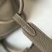 Hermes Lindy 26cm 30cm Bag in Clemence Leather Grey PHW Hermes Lindy 26cm 30cm Bag in Clemence Leather Grey PHW