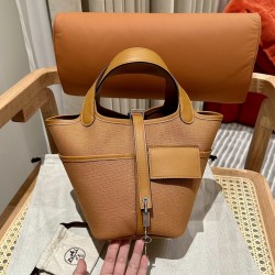 Replica Hermes Picotin Lock 18 Pocket Bag Sesame Replica Hermes Cargo Picotin Lock 18 Pocket Bag