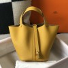 Hermes Picotin Lock 22 Bag Jaune Amber