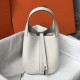 Hermes Picotin Lock 22 Bag Craie PHW