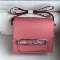 Replica Hermes Mini Roulis 18cm Bag Pink Hermes Roulis Mini 18cm Bag Replica