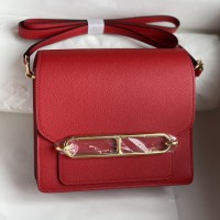Replica Hermes Mini Roulis 18cm Bag Red Hermes Roulis Mini 18cm Bag Replica