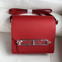 Replica Hermes Mini Roulis 18cm Bag Red Hermes Roulis Mini 18cm Bag Replica