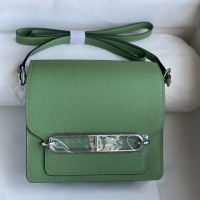 Replica Hermes Mini Roulis 18cm Bag Vert Criquet Hermes Roulis Mini 18cm Bag Replica
