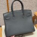 Hermes Replica Handbag Store 30 in Ardoise Togo Leather PHW