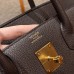 Hermes Replica Handbag Store 30 in Chocolate Togo Leather GHW