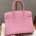 Hermes Replica Handbag Store 30 in Bubble Gum Togo Leather PHW Hermes Replica Handbag Store 30 in Bubble Gum Togo Leather PHW
