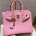 Hermes Replica Handbag Store 30 in Bubble Gum Togo Leather PHW Hermes Replica Handbag Store 30 in Bubble Gum Togo Leather PHW