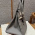 Hermes Replica Handbag Store 30 in Gris Asphaite Togo Leather PHW Hermes Replica Handbag Store 30 in Gris Asphaite Togo Leather PHW