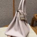Hermes Replica Handbag Store 30 in Mauve Pale Togo Leather PHW
