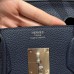 Hermes Replica Handbag Store 30 in Blue Saphir Togo Leather PHW