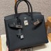 Hermes Replica Handbag Store 30 in Black Togo Leather PHW
