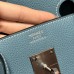Hermes Replica Handbag Store 30 in Blue Jean Togo Leather PHW