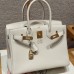 Hermes Replica Handbag Store 30 in Craie Togo Leather GHW