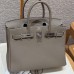 Hermes Replica Handbag Store 30 in Etoupe Togo Leather PHW