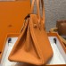 Hermes Replica Handbag Store 30 in Orange Togo Leather PHW Hermes Replica Handbag Store 30 in Orange Togo Leather PHW