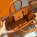Hermes Replica Handbag Store 30 in Orange Togo Leather PHW Hermes Replica Handbag Store 30 in Orange Togo Leather PHW