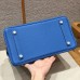 Hermes Replica Handbag Store 30 in Blue Zalige Togo Leather PHW