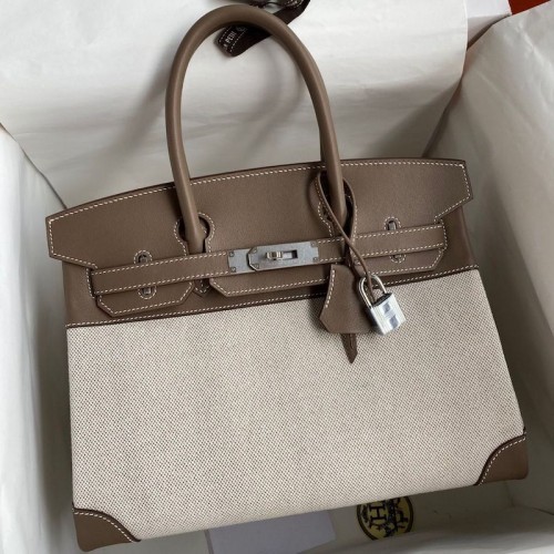 Replica Hermes Replica Handbag Store 30 Bag In Toile