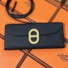 Hermes Chaine D'Ancre To Go in Black Epsom Leather GHW