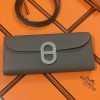 Hermes Chaine D'Ancre To Go in Etain Epsom Leather PHW