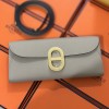 Hermes Chaine D'Ancre To Go in Grey Epsom Leather GHW