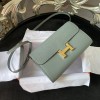 Hermes Constance Long To Go Wallet in Vert Amande Epsom Leather GHW