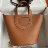 Hermes In The Loop 18 Bag in Gold Clemence Leather