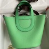 Hermes In The Loop 18 Bag in Vert Comics Clemence Leather