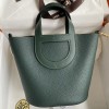 Hermes In The Loop 18 Bag in Vert Cypres Clemence Leather