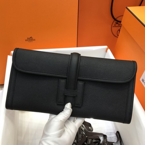 Replica Hermes Jige Elan 29 Clutch Black Replica Hermes Jige Elan 29 Clutch