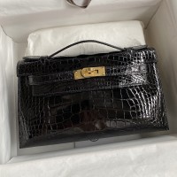 Replica Hermes Mini Kelly 22cm Crocodile Bag