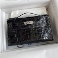 Replica Hermes Mini Kelly 22cm Crocodile Bag