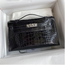 Replica Hermes Mini Kelly 22cm Crocodile Bag