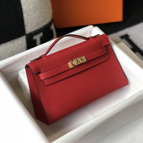 Replica Hermes Mini Kelly 22cm Bag Red Replica Hermes Mini Kelly 22cm Bag