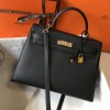 Hermes Kelly 32cm Bag in Epsom Leather Black