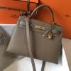 Hermes Kelly 32cm Bag in Epsom Leather Etoupe
