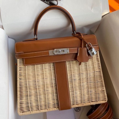 Replica Hermes Picnic Kelly 28cm Bag