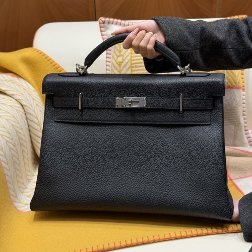 Best replica Hermes kelly 42 maxi handbags in togo leather