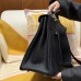 Hermes Kelly 42 Maxi Black Togo Leather PHW