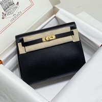 Replica Hermes Kelly Danse Evercolor Bag Black Replica Hermes Kelly Danse Bag