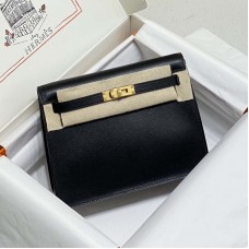 Replica Hermes Kelly Danse Evercolor Bag Black Replica Hermes Kelly Danse Bag