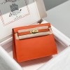 Hermes Kelly Danse Evercolor Bag Feu Orange