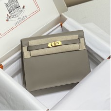 Replica Hermes Kelly Danse Evercolor Bag Grey Replica Hermes Kelly Danse Bag