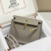 Replica Hermes Kelly Danse Evercolor Bag Grey Replica Hermes Kelly Danse Bag