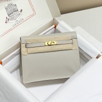 Replica Hermes Kelly Danse Evercolor Bag Pearl Gray Replica Hermes Kelly Danse Bag