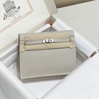Replica Hermes Kelly Danse Evercolor Bag Pearl Gray Replica Hermes Kelly Danse Bag