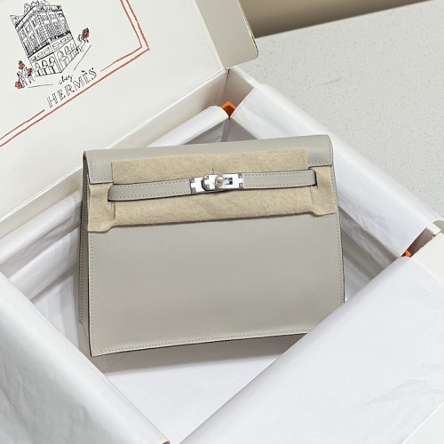 Replica Hermes Kelly Danse Evercolor Bag Pearl Gray Replica Hermes Kelly Danse Bag