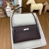 Hermes Kelly Elan Chevre Rouge Sellier PHW